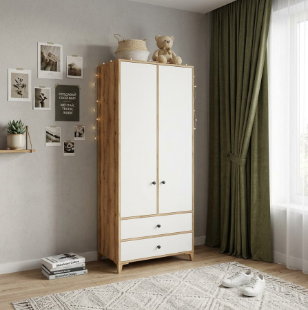 Комплект коллекции Альви: кровать 190х90 + стол + шкаф от Династия Kids