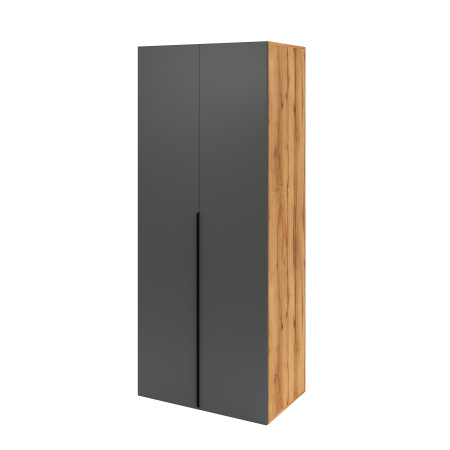 Комплект мебели: кровать Норд + полка Практика + шкаф + стеллаж приставной Брайт Графит  от Династия Kids