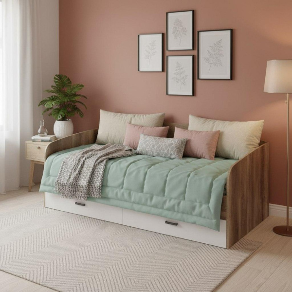 Кровать коллекции Твой Стиль New 200х120 (прямая спинка)