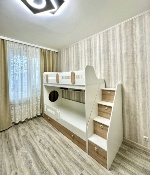 Кровать двухъярусная 190х80 Фортуна-3 (корпус белый + фасады дуб сонома)  от Династия Kids