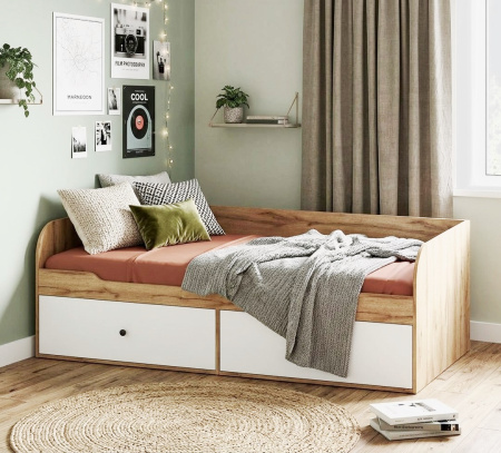 Кровать Альви 190х90 + шкаф гардеробный Альви от Династия Kids