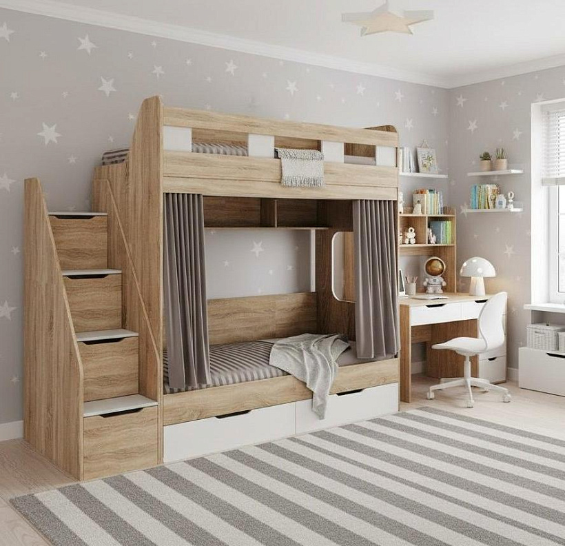 Спальные места 90х200 Спальные места 90х200 от Династия Kids