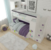 Кровать-чердак коллекции Цветы + кровать 190х90 Цветы от Династия Kids