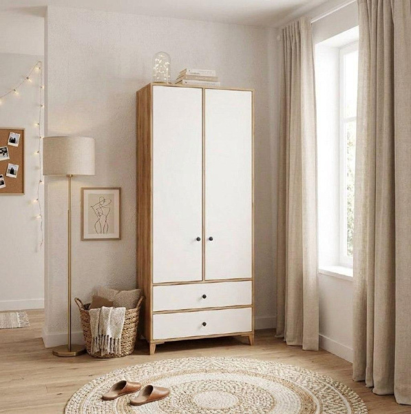 Кровать Альви 190х90 + шкаф гардеробный Альви от Династия Kids