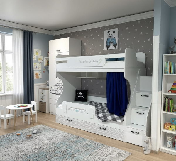 Двухъярусная кровать коллекции Престиж 190х90