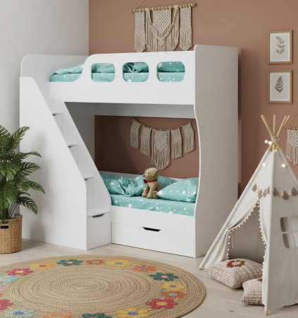 Комплект для 2 детей: кровать Умка-6 + шкаф + пенал Твой Стиль от Династия Kids