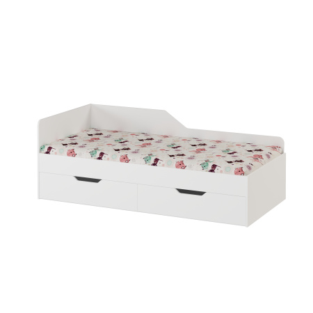 Кровать угловая 190х90 (цвет белый). Правая/левая от Династия Kids