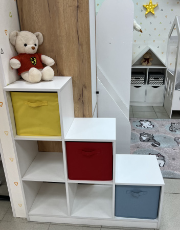 Стеллаж для книг и игрушек (правый/левый) от Династия Kids