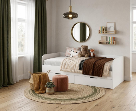 Комплект коллекции Брайт: кровать 200х90 + стол 1400 мм от Династия Kids