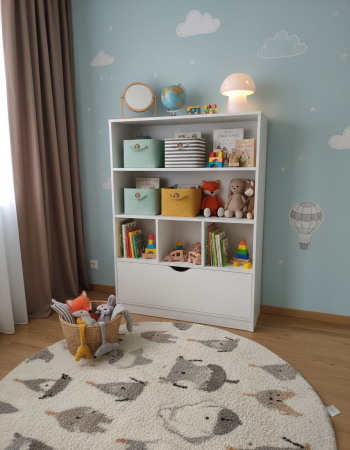 Стеллажи детские Уют 2 + Уют 3 + Уют 4 от Династия Kids